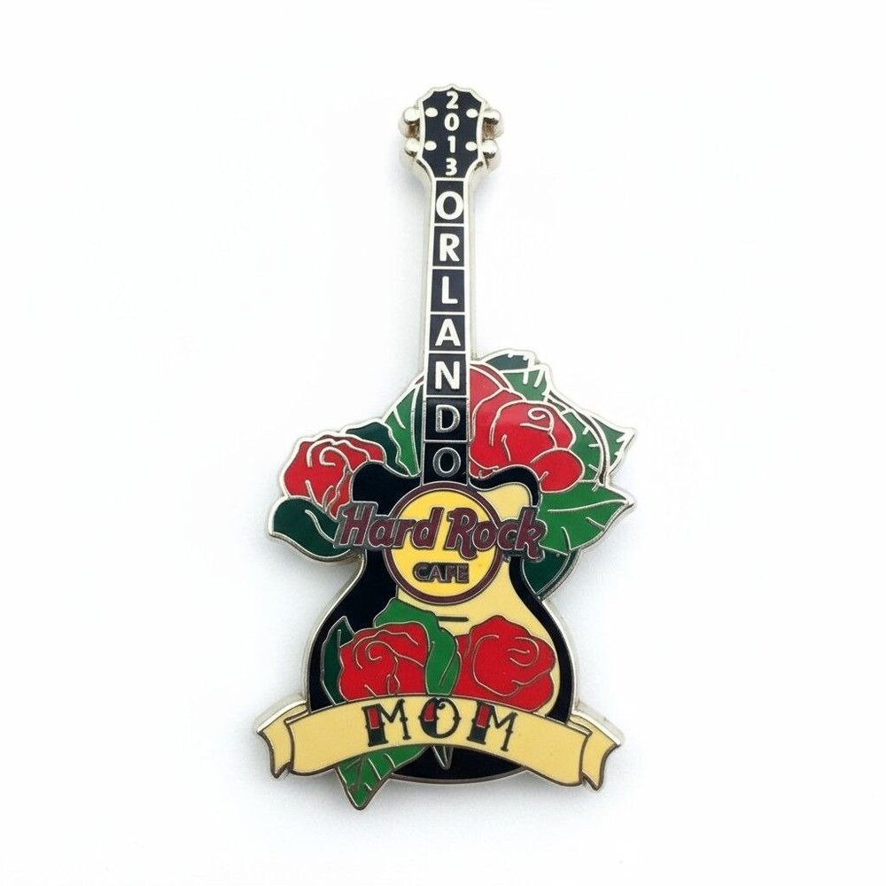 Hard Rock Cafe Orlando 2013 Mom Collectible Guitar Pin Limited Edition